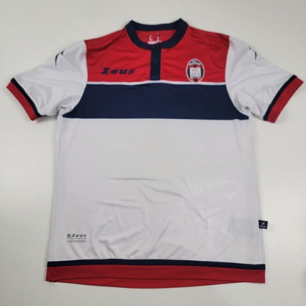 FC Crotone‎ Zeus Home Jersey Shirt 2016-2017 Mens Size Large Volleyball Football